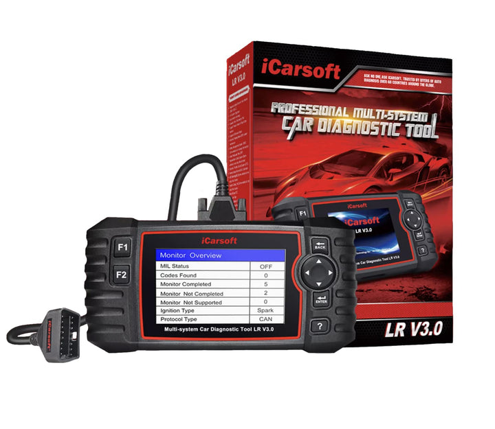 iCarsoft LR V3.0 – Koffer für Diagnose Auto Pro kompatibel für Land-Rover und Jaguar – Professionell