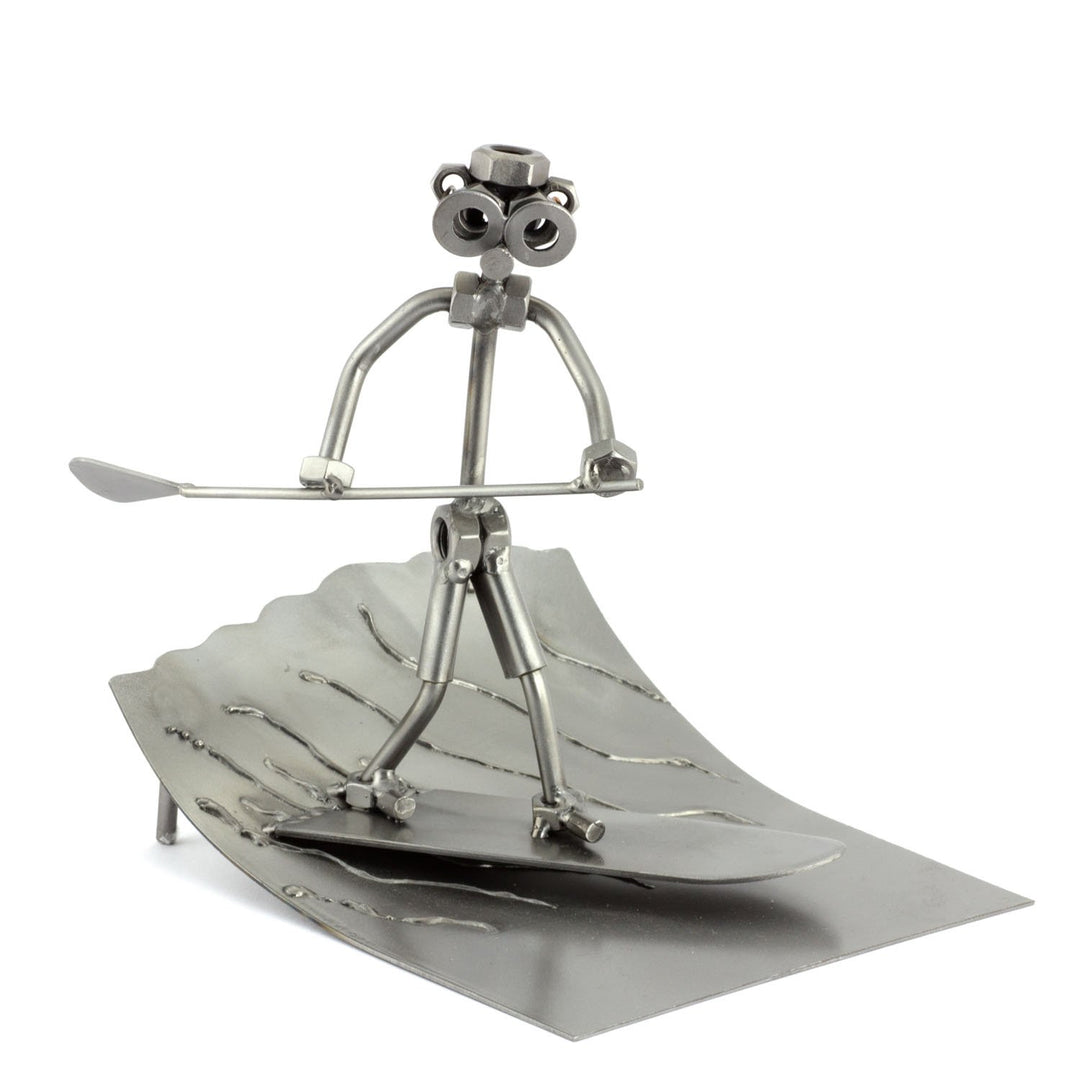 Steelman24 I Schraubenmännchen Stehpaddler I Made in Germany I Handarbeit I Geschenkidee I Stahlfigu