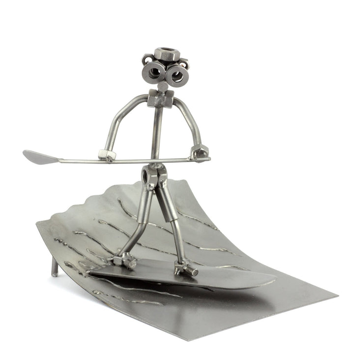 Steelman24 I Schraubenmännchen Stehpaddler I Made in Germany I Handarbeit I Geschenkidee I Stahlfigu