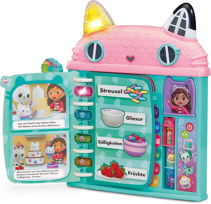 Vtech Gabby's Dollhouse - Lernspielbuch – Interaktives Spiel- und Lernbuch mit 14 Seiten, der Origin