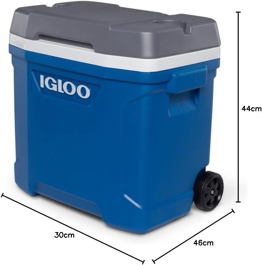 IGLOO Outdoor Latitude 30 Roller Kühlbox 28 Liter Blau, 28 Liter Blau