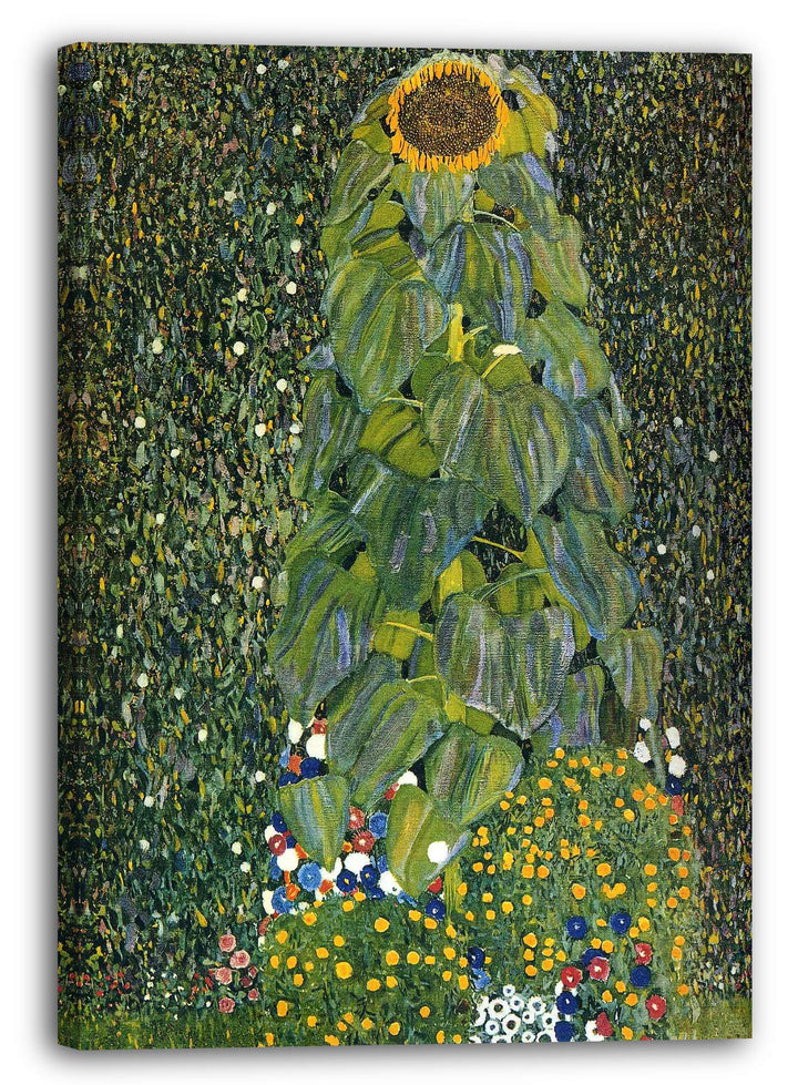 Leinwand (60x80cm): Gustav Klimt - Die Sonnenblume (1907) 60x80 cm, 60x80 cm
