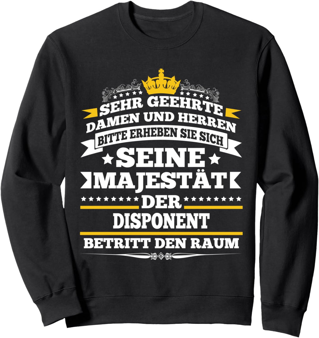 Der Disponent Betritt Den Raum Logistiker Lagerarbeiter Sweatshirt