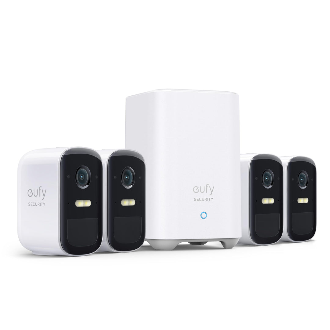 eufy Security eufyCam 2C Pro, Überwachungskamera aussen, 2K Auflösung, 180 Tage Akku, Kompatibel mit