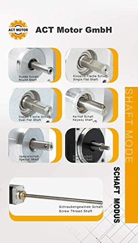 DE-SHIP FREE 1PC 34HS7440D14L34J5-25 78mm 640oz-in 4A Φ14mm Bipolar Key Way Shaft 1.8° CNC OEM ACT M