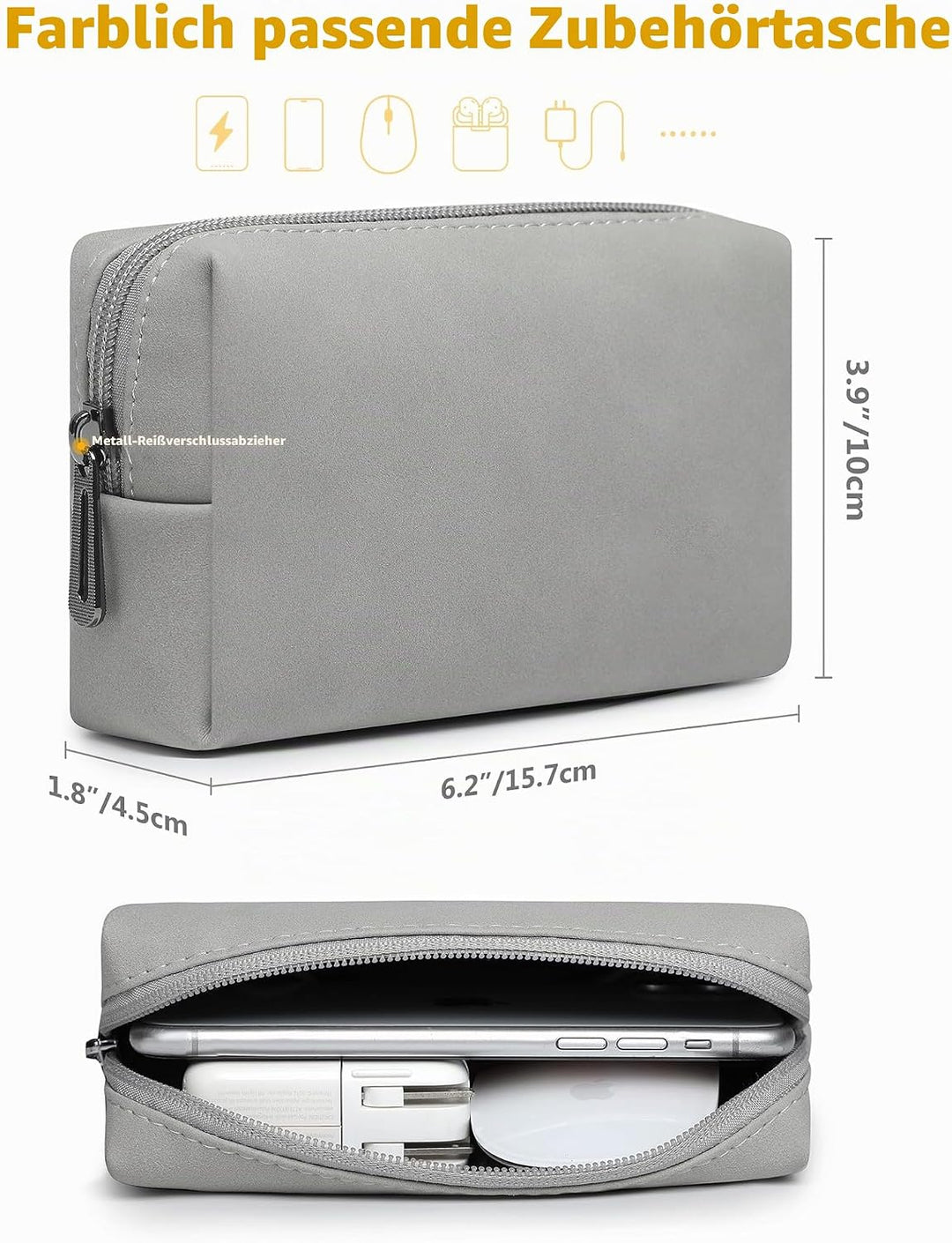 HYZUO 13 Zoll Laptop Hülle mit Standfunktion für 2026-2018 MacBook Air 13 M5 M4 M3 M2 M1, 2026 13" M