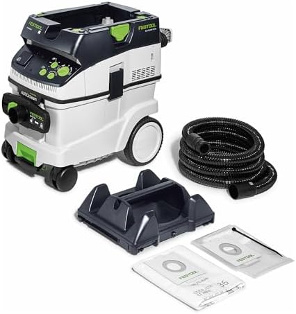 Festool Absaugmobil CTM 36 E AC-PLANEX CLEANTEC (mit High Performance Hauptfilter, Filtersack, Entso
