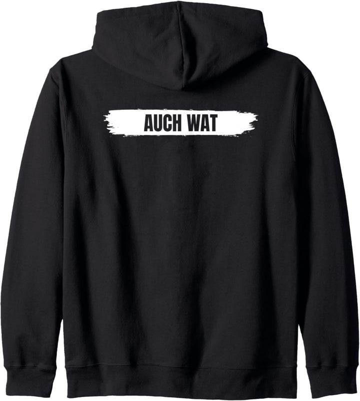 Hinten steht auch wat Lustiges Humorvolles Fun Kapuzenjacke