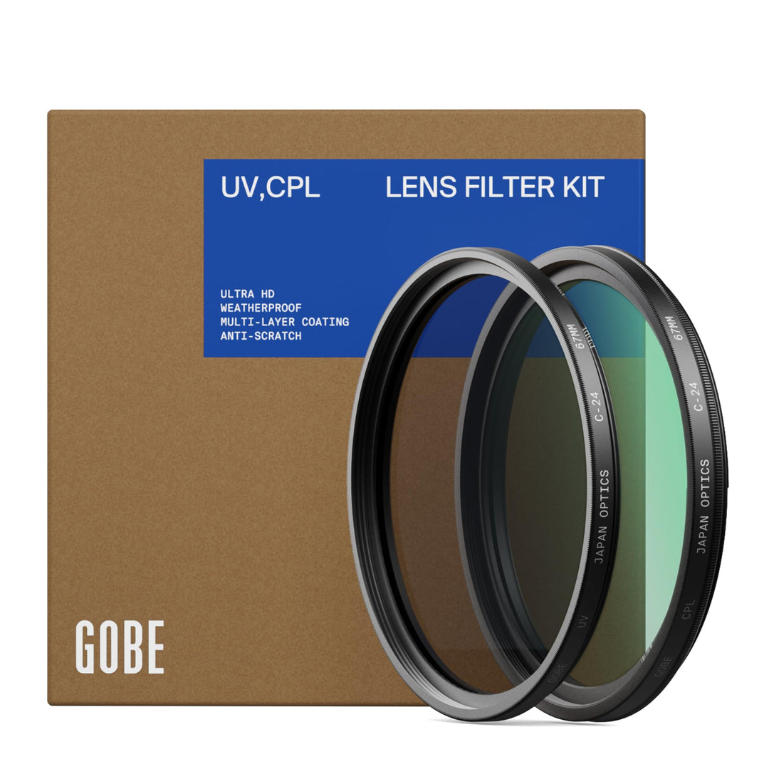 Gobe 77 mm UV Filter + Polfilter (CPL) - Filter Kit (1Peak) 77mm, 77mm