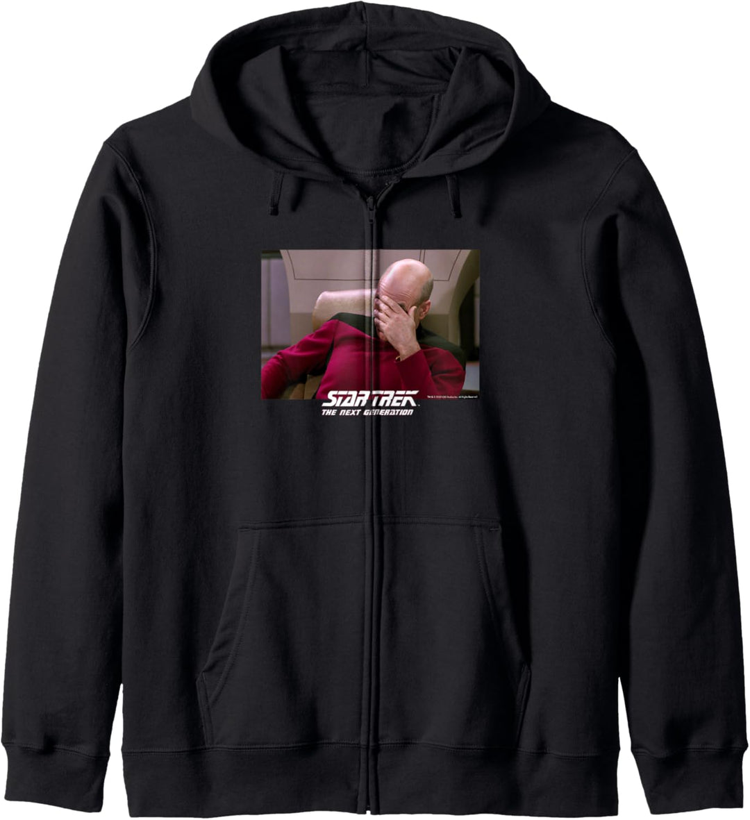 Star Trek: The Next Generation Captain Picard Face Palm Kapuzenjacke