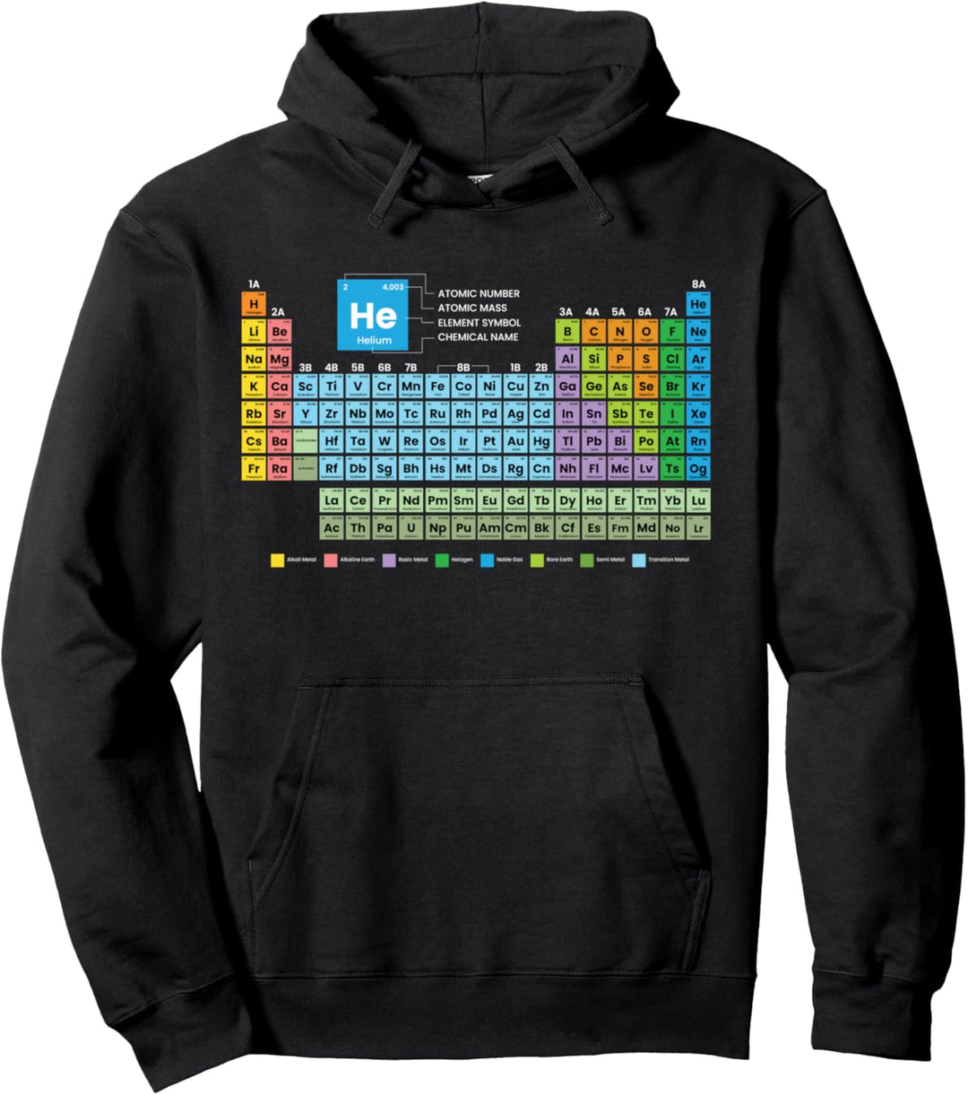 Periodic Table of the Elements - Periodensystem der Elemente Pullover Hoodie