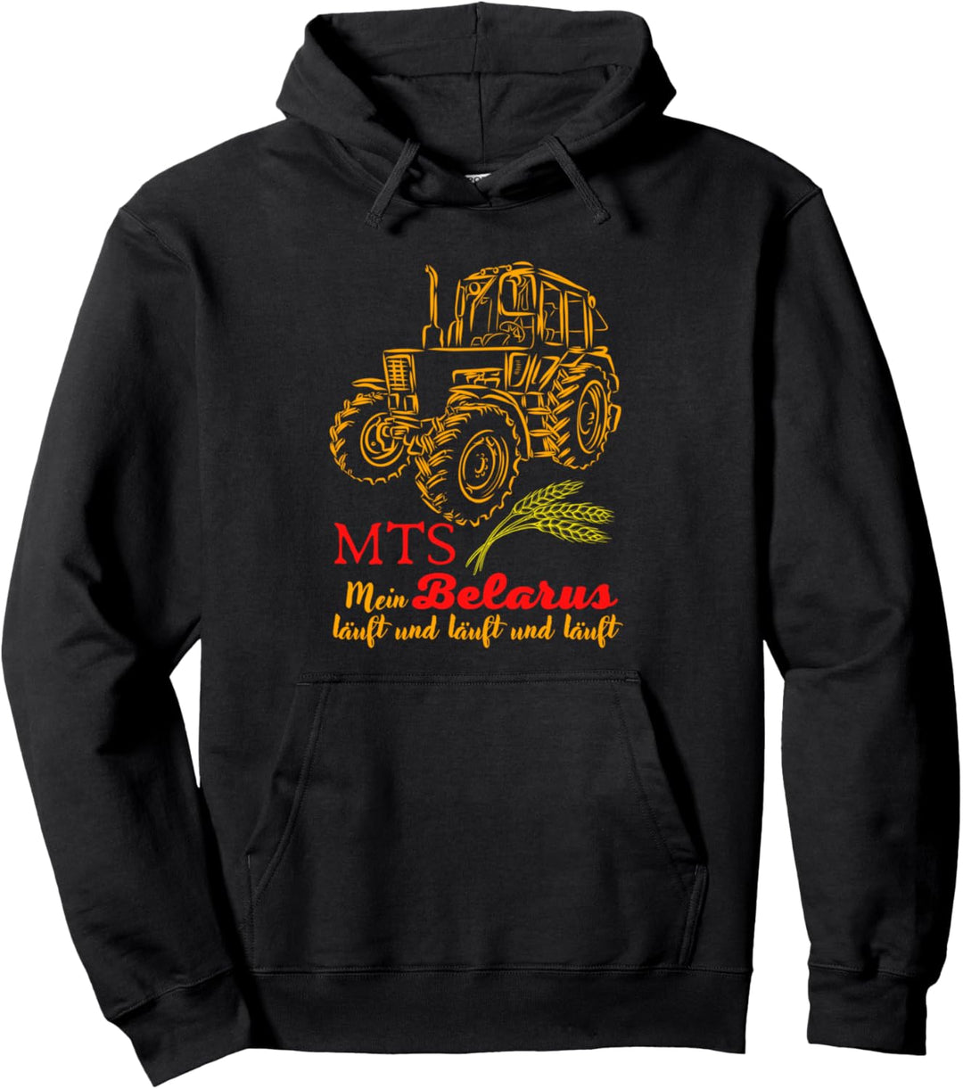 Traktor Weissrussland MTS/Mein Belarus läuft &amp; Läuft. Ostalgie! Pullover Hoodie