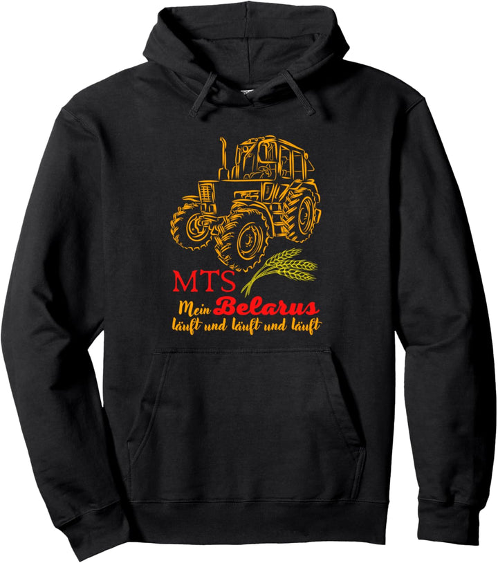Traktor Weissrussland MTS/Mein Belarus läuft &amp; Läuft. Ostalgie! Pullover Hoodie