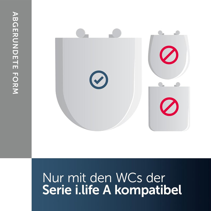 Ideal Standard T467501 Ideal Standard i.life A WC-Sitz, Sandwich Sandwich ohne Softclosing, Sandwich