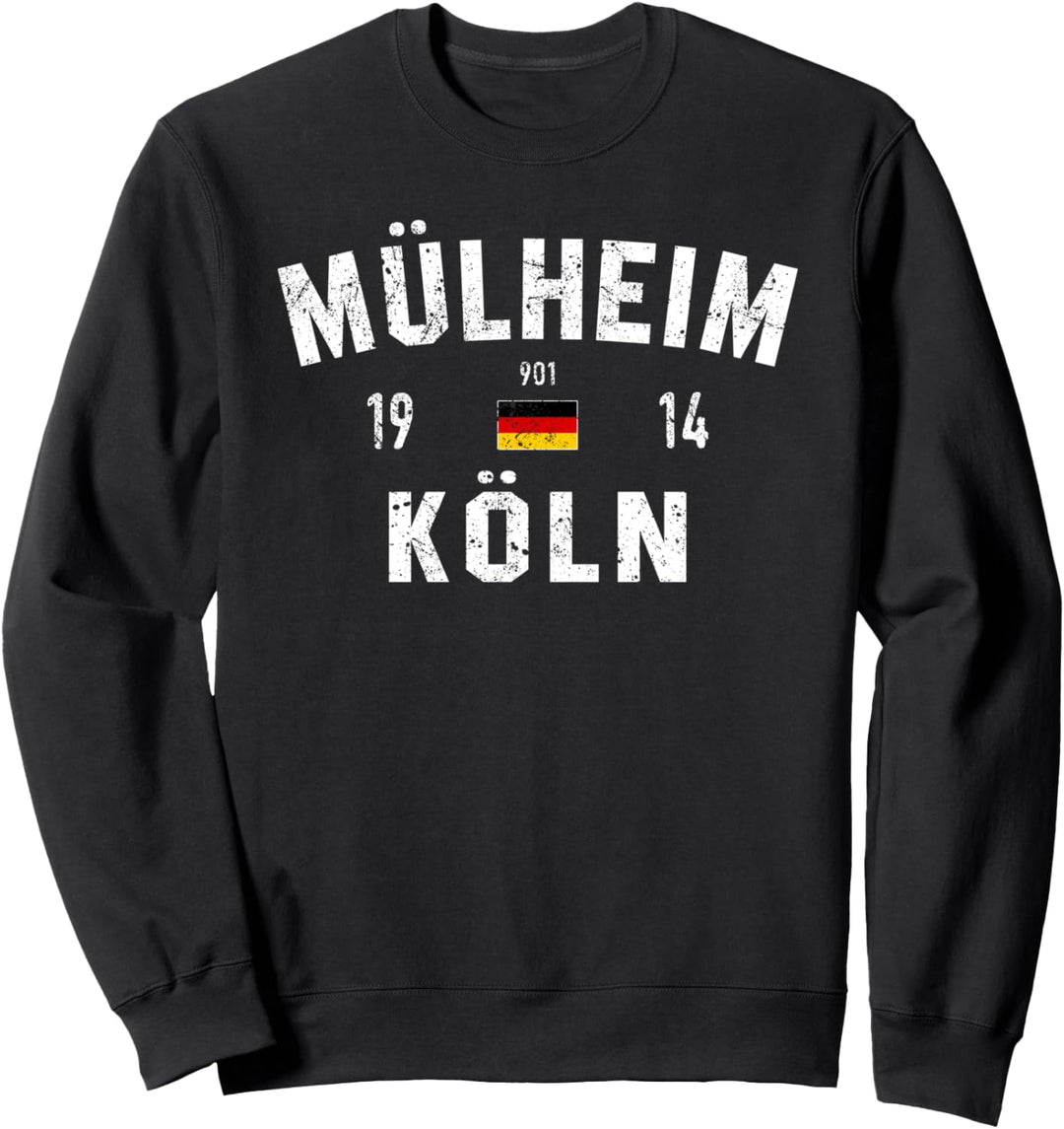 Mülheim Köln 901 Stadt am Fluss Design Köln Deutschland Sweatshirt