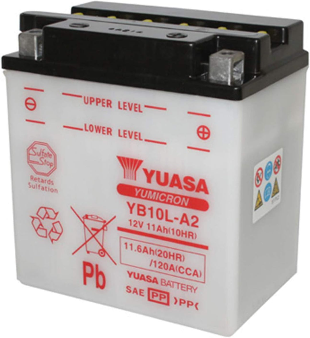 YUASA BATTERIE YB10L-A2 offen ohne Saeure