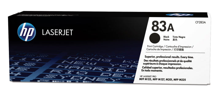 HP 83A (CF283A) Original Toner Schwarz für HP LaserJet Pro M125, M127, M201, M225 Standard Single, S