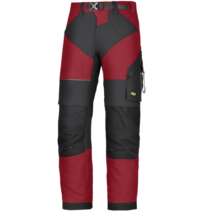 Snickers Workwear 6903 FlexiWork Arbeitshose, 1 Stück, 52, chili, 69031604052 52 Chili, 52 Chili