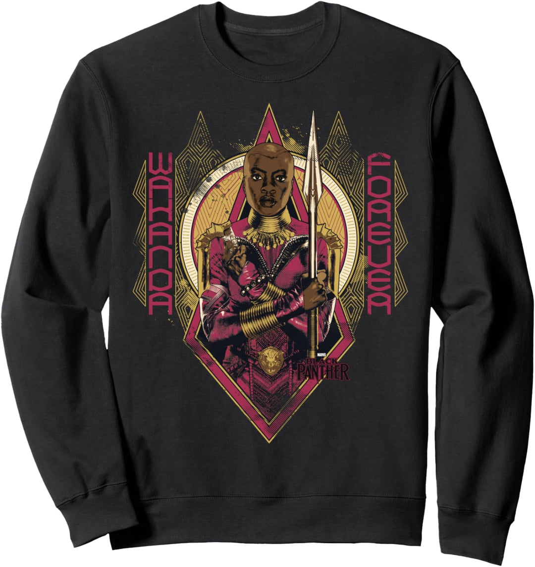 Marvel Black Panther Okoye Wakanda Forever Portrait Sweatshirt