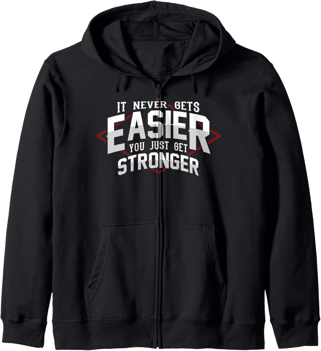 Motivational Life Gym Fitness Sie werden stärker Kapuzenjacke