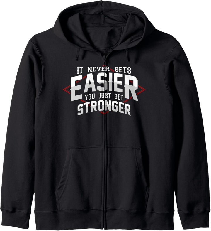Motivational Life Gym Fitness Sie werden stärker Kapuzenjacke