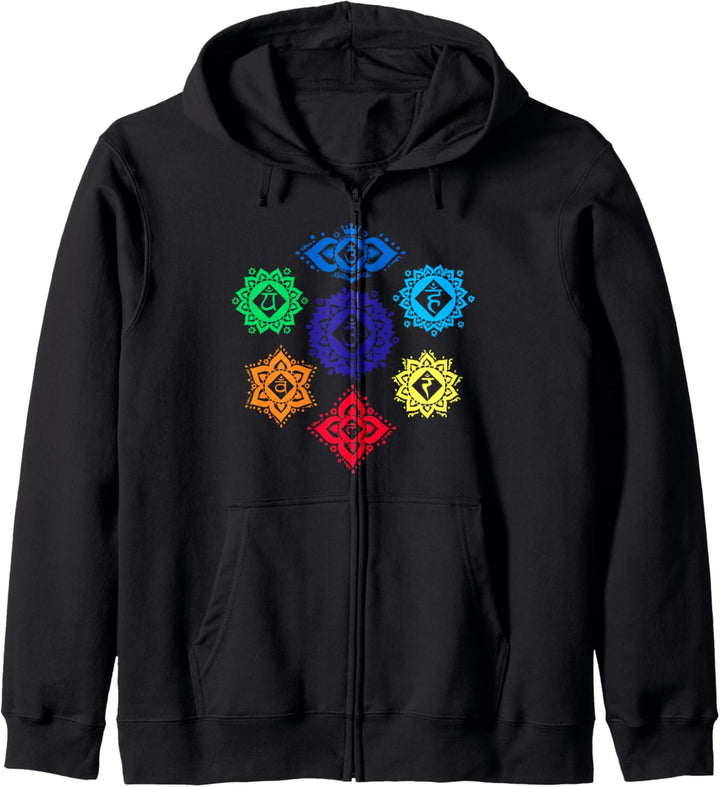 Circular Chakras Kapuzenjacke