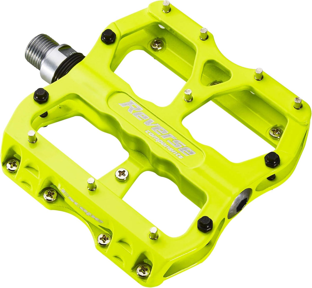 Reverse Escape Flat MTB MTB Fahrrad Pedal Neon Gelb, Neon Gelb