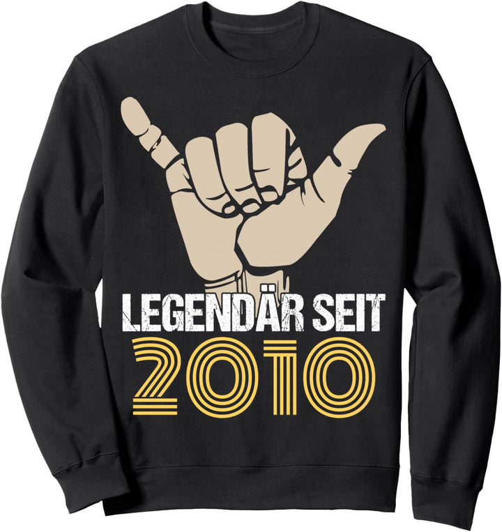 14. Geburtstag Junge Mädchen 14 Jahre 2010 Lustig Geschenk Sweatshirt