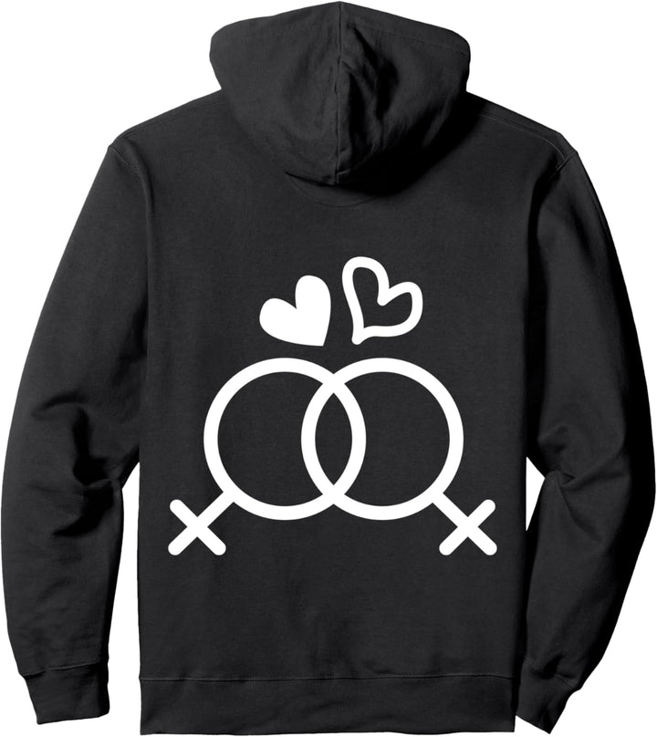 Lesbisches Pärchen LGBT Pride Gay Pride Month Lesben Pullover Hoodie