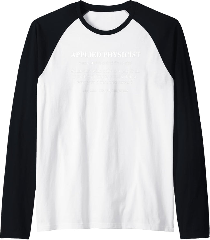 Physik Nerd Wissenschaft Atom - Physiker Raglan