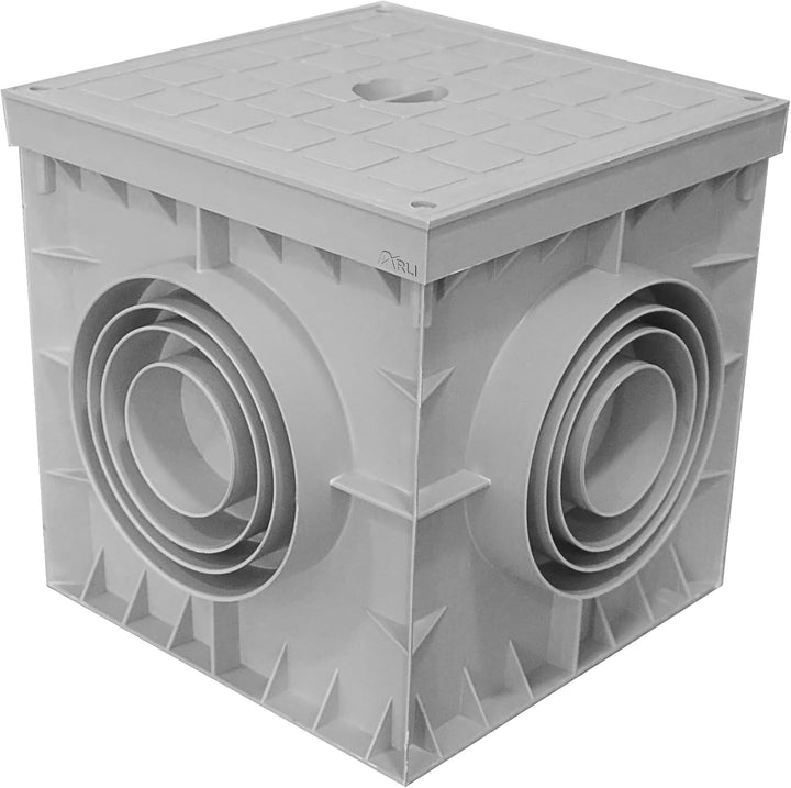 ARLI Revisionsschacht 400 x 400 x 400 mmKontrollschacht mit Deckel - Hochwertiger Wartungsschacht fü