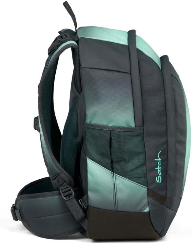 Satch Air Schulrucksack Set 3tlg. inkl. Schlamperbox und Sportbeutel Gradient Mint, Gradient Mint
