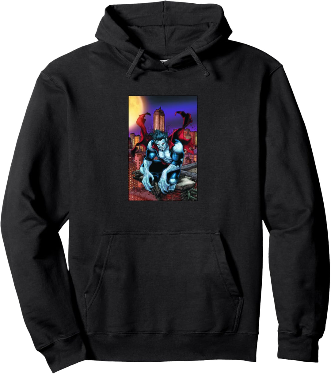 Marvel Morbius The Living Vampire Portrait Pullover Hoodie