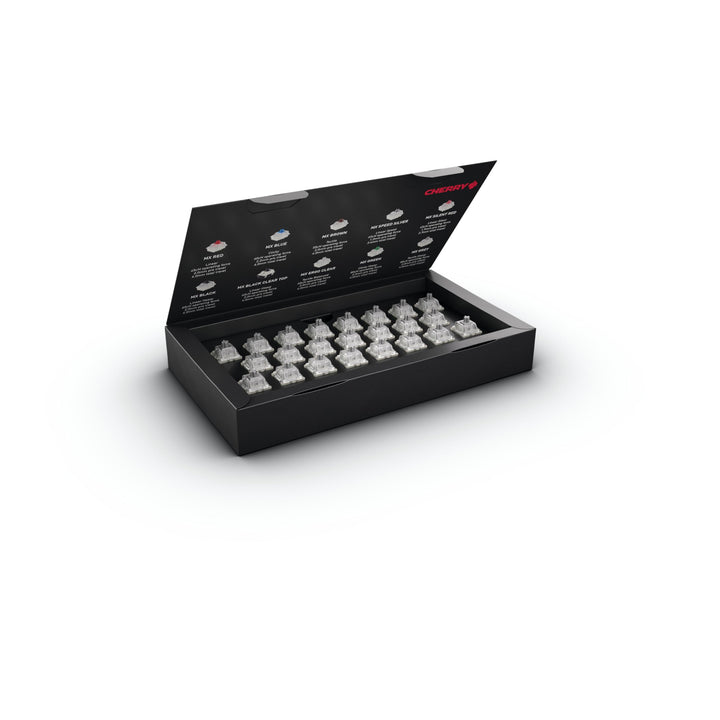 CHERRY MX RGB Speed Silver Switch Kit, 23 Mechanische Tastatur-Schalter, für DIY, Hot Swap oder Gami