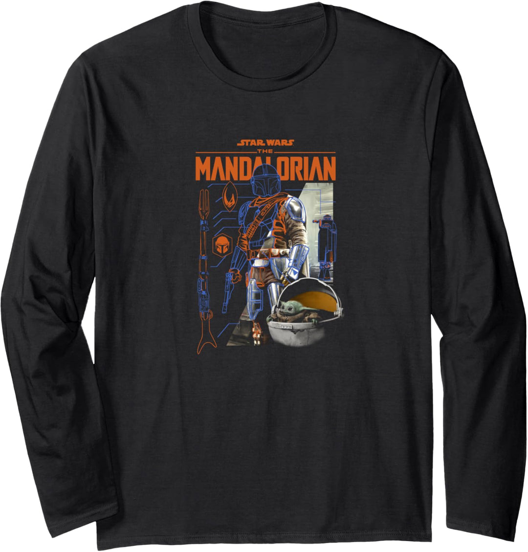 Star Wars Cut Up Langarmshirt