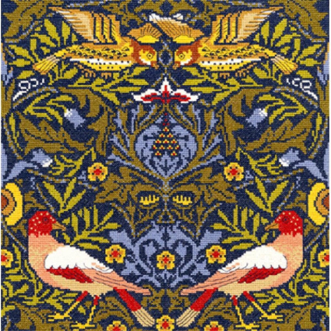 Bothy Threads Kreuzstich-Set Vogel, 31x31cm, XAC2, Zählmuster
