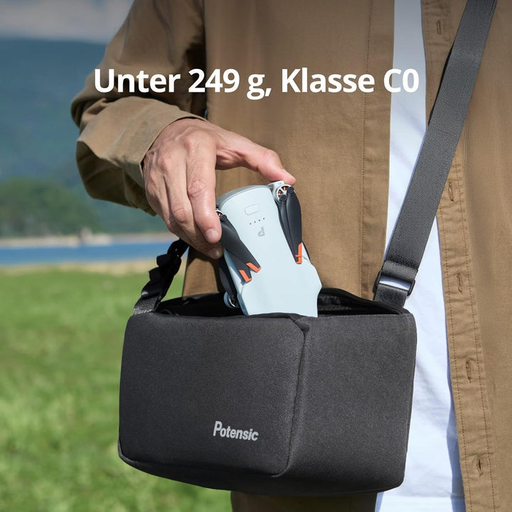 Potensic ATOM 3 Drohne mit Kamera 4K für Einsteiger, 4K/60 fps HDR-Video, 8K Foto, 1/1,3" Sensor, 3