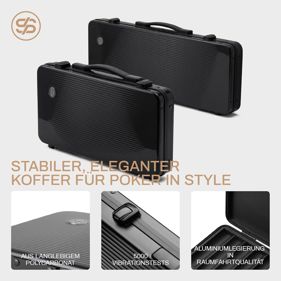SLOWPLAY Godel 14g Ton Pokerchips-Set für Texas Hold’em, 300 STK [ohne Werte] Verfügt über einen hoc