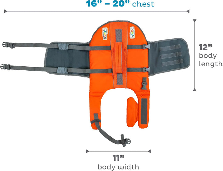 Kyjen 22019 Outward Hound Ripstop Quick Release Easy Fit Rettungsweste für Hunde, verstellbar, Gröss