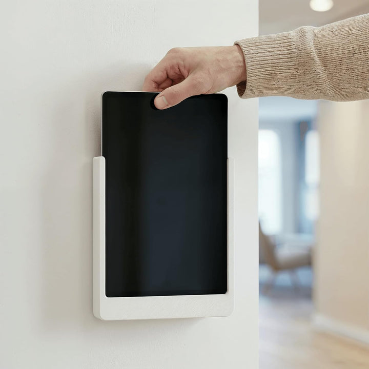 Slide-In Tablet Wandhalterung für Samsung Galaxy Tab (Weiss, Für Galaxy Tab A9 (8,7 Zoll)) Weiss Für