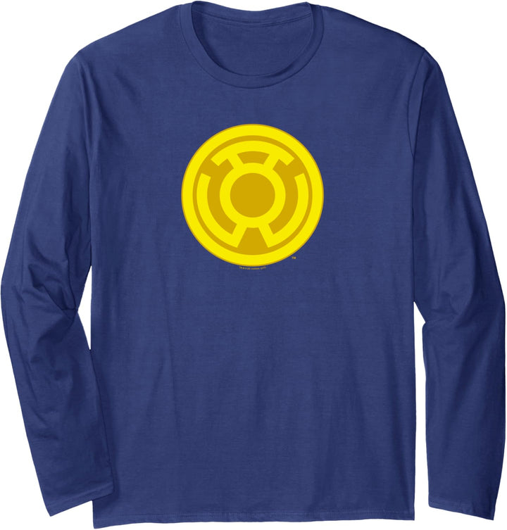 Green Lantern Yellow Symbol Langarmshirt