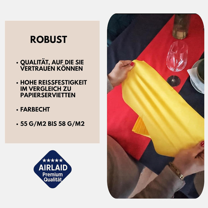 1000 Airlaid Glasuntersetzer rund für Gläser 9cm Durchmesser Stoffähnlich | Untersetzer Getränkeunte