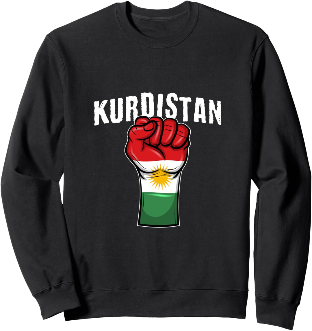 Her biji kurdistan & kurdische Flagge Sweatshirt