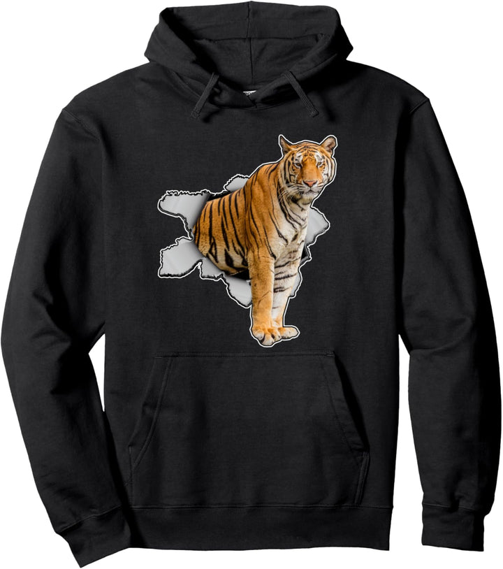 Tiger Graphic Animal Kinder Jugend Pullover Hoodie