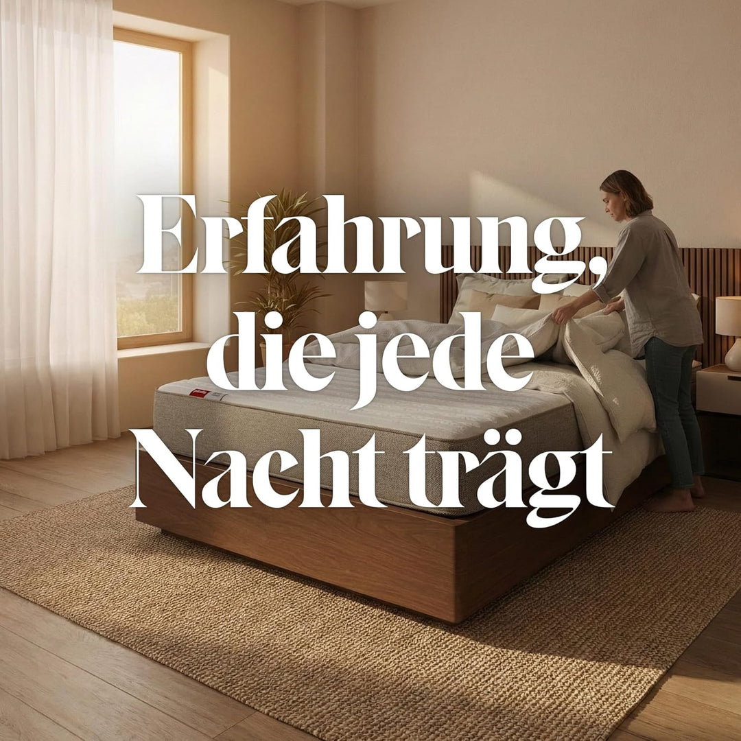 Pikolin Home - Ergonomisches viskoelastisches Kissen mit doppeltem, anpassbarem Bezug mit Memory-Foa
