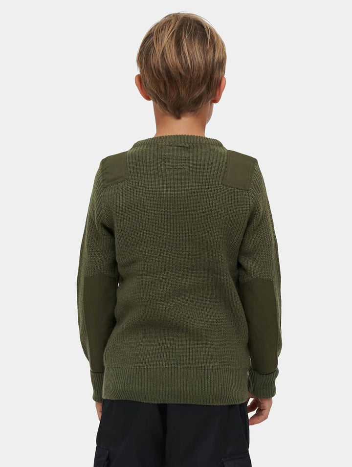 Brandit Kids BW Pullover, Grössen 122 bis 176 146-152 Oliv, 146-152 Oliv