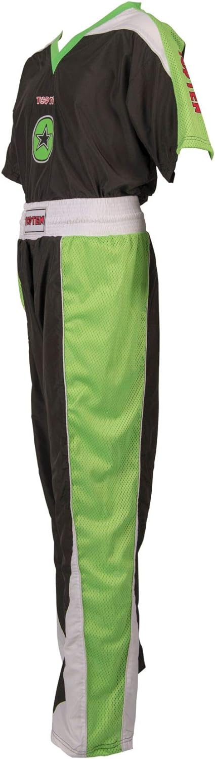 TopTen Kickboxuniform „Star“ Schwarz - Gruen XL, Schwarz - Gruen XL