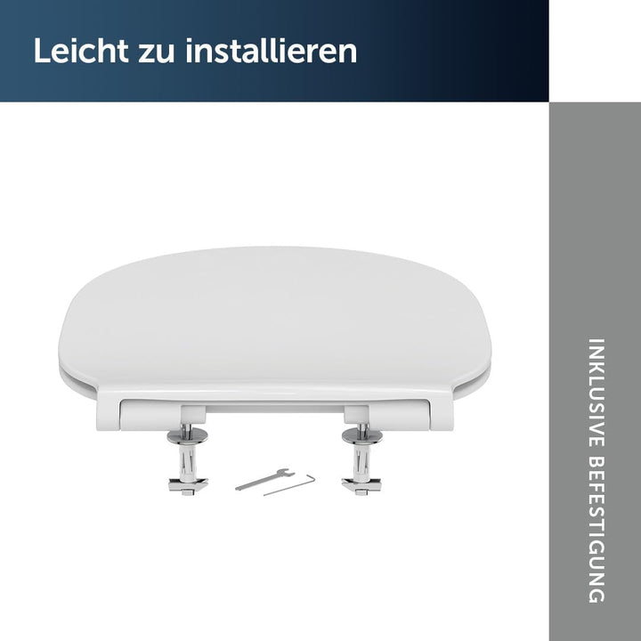 Ideal Standard E036501 Connect Air WC-Sitz, Weiss Sandwich ohne Softclosing Weiss, Sandwich ohne Sof