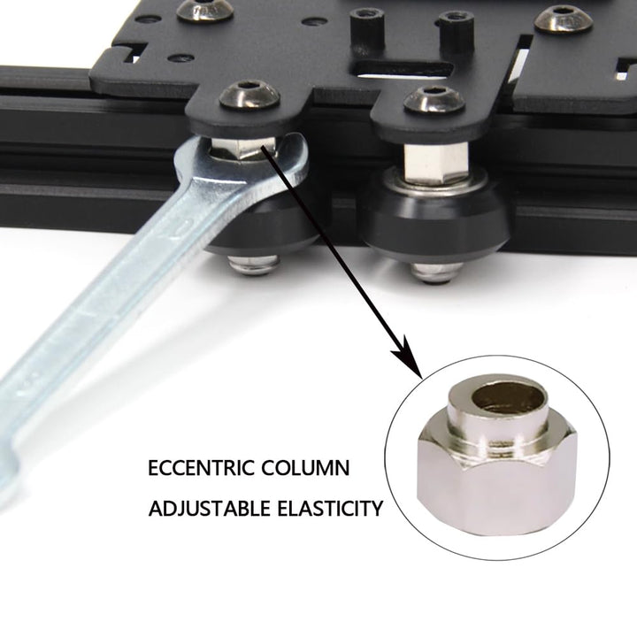 Upgrade Direct Dual Gear Extruder Support Kit Easy Print Flexibles Filament für Creality Ender 5/End