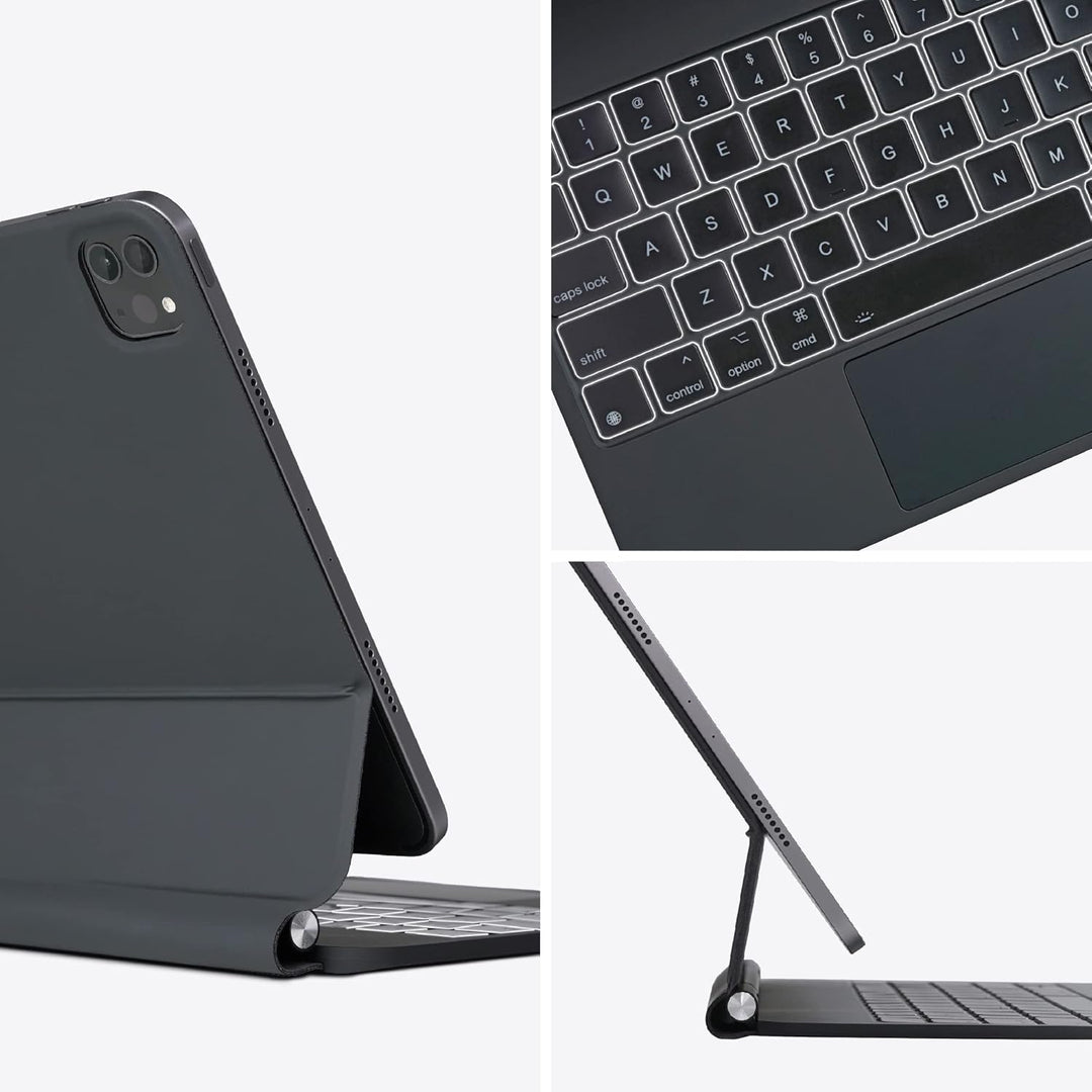Deutsches QWERTZ-Layout Magic Keyboard Case für iPad Pro 13-Zoll M4 2024, M5 2025, Magnetische Keybo